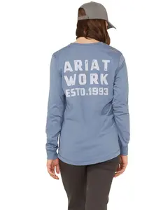 Ariat Women's Women'S Rebar Workman Est 1993 Long Sleeve Work Tee - 10062704