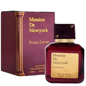 Mission De New York Rouge Extrait Unisex EDP - 100ml Luxurious Perfume, Aromatic Fragrance, Bold Confident Scent, Long Lasting Fragrances