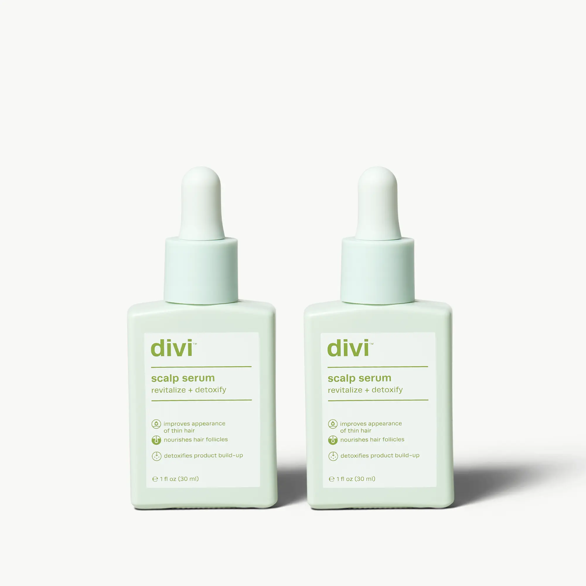 Scalp Serum Duo for Hair Thinning & Scalp Health, 2x 30ml | Divi