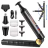 Hatteker 4-in-1 Electric Shaver for Men, Cordless Rechargeable Body and Back Hair Trimmer Body Hair Trimming with Extension Handle for Beard, Face, Arms and Chin