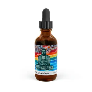 Biotin, Tumeric and Caffeine Hair Growth Tonic, 2oz Buddha