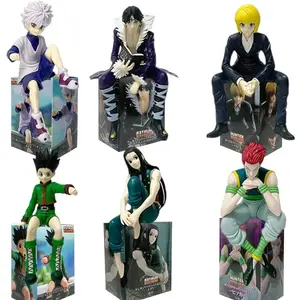 Anime Hunter X Hunter Collectible Figurine, 11-14cm PVC Action Figures (Gon Freecss, Alluka Zoldyck, Chrollo Lucilfer, Kurapika) - Classic Novelty Toy for Kids Gift