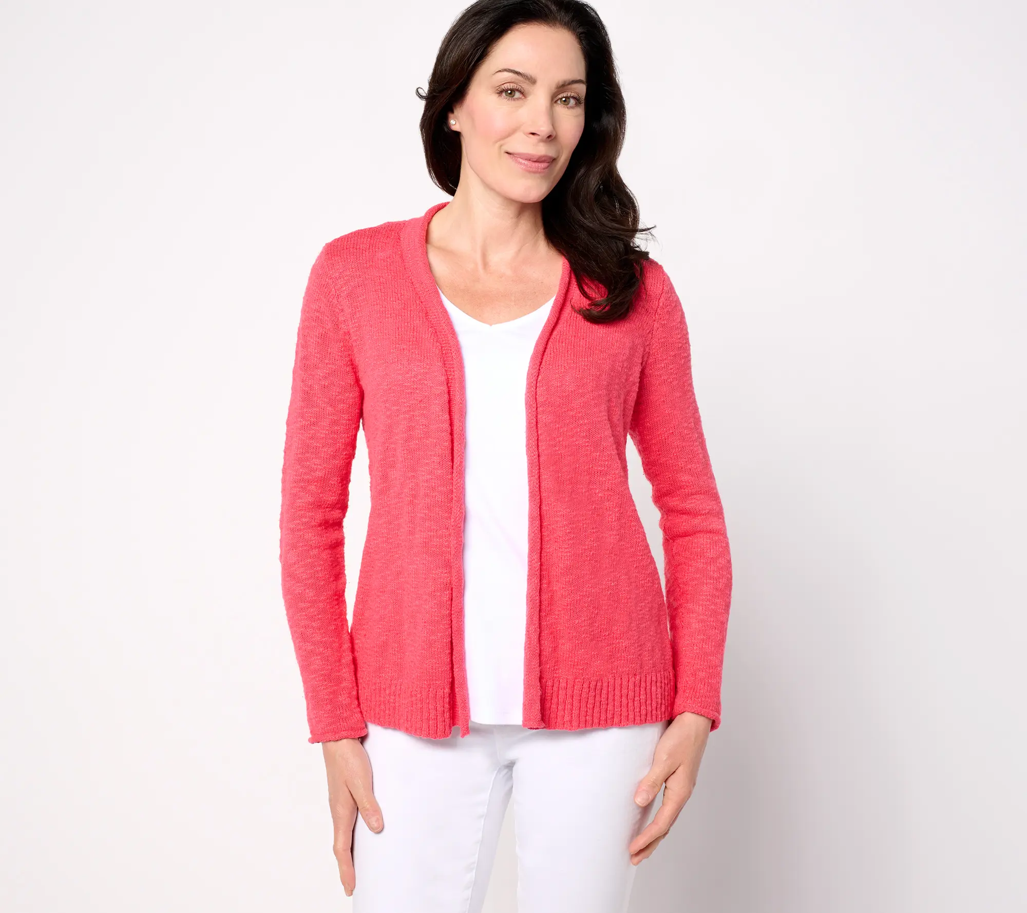 Belle Beach by Kim Gravel Gotta Getaway 100% Cotton Open Cardigan