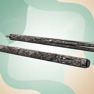 EVO Gemstone Nightglow Pool Cue — Radiant Emerald/Ruby/Amethyst Finish, Glass Fiber Shaft, 12.5mm EVO Tip, Carbon-Glass Butt, 5/16-18 Joint, 19–19.5oz, Wrapless Grip, Weight Adjustment Ready