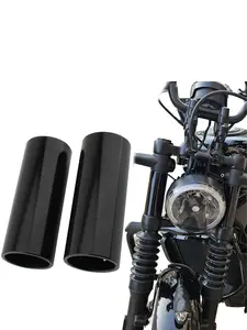 Motorcycle Front Fork Slider Kit, Aluminum Upper Shock Cover Dust Protector Sleeves, Motorcycle Accessories for Harley Nightster RH975