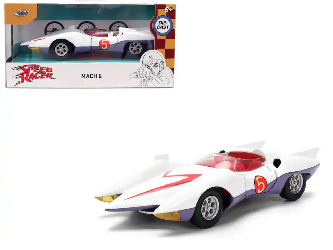 Jada 1:32 Speed Racer March 5 – White Diecast Model Car