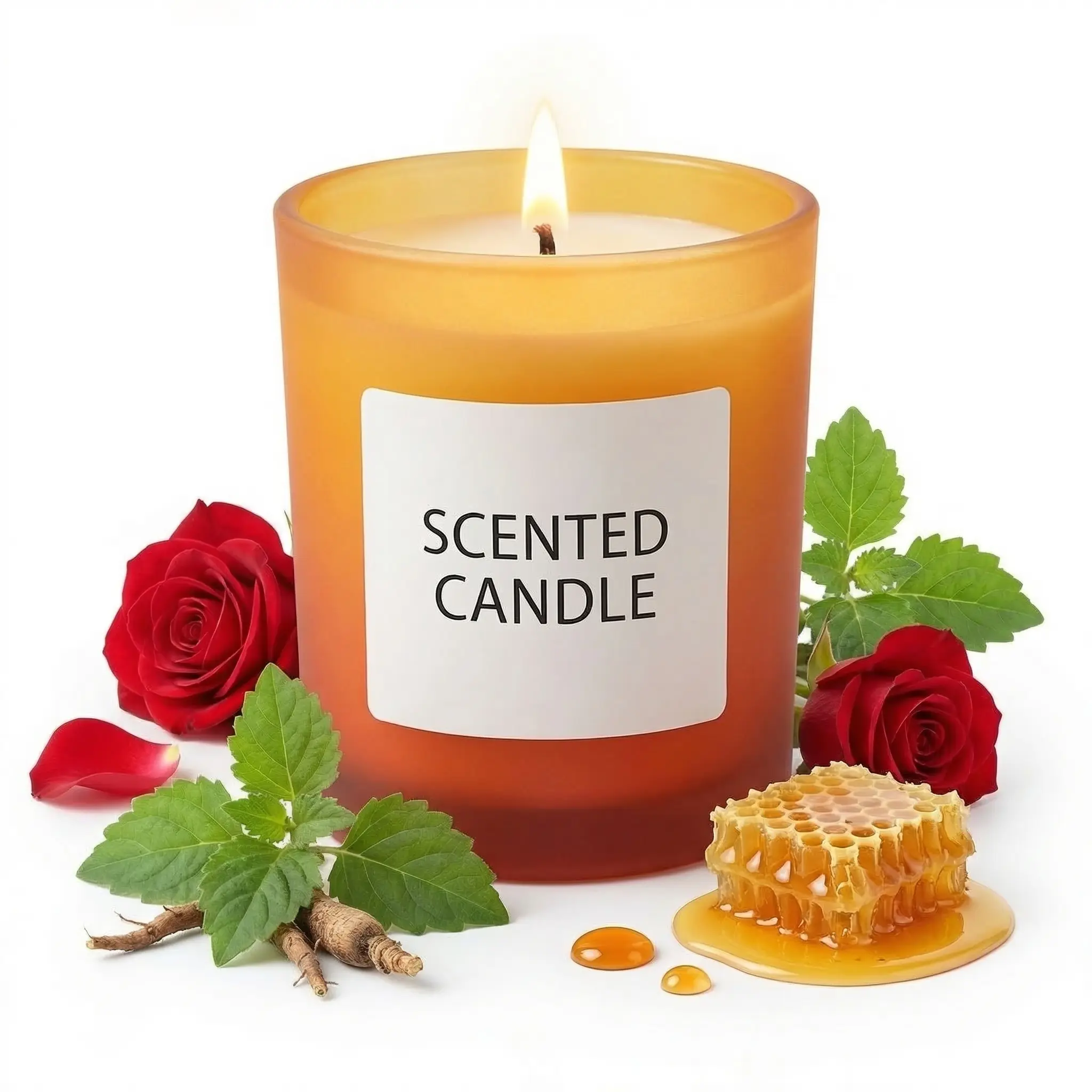 Scented Aroma Candles in Gradient Cups, Long-Lasting Fragrance, Home Decoration Supplies, Thoughtful Gifts for Friends, Relaxation