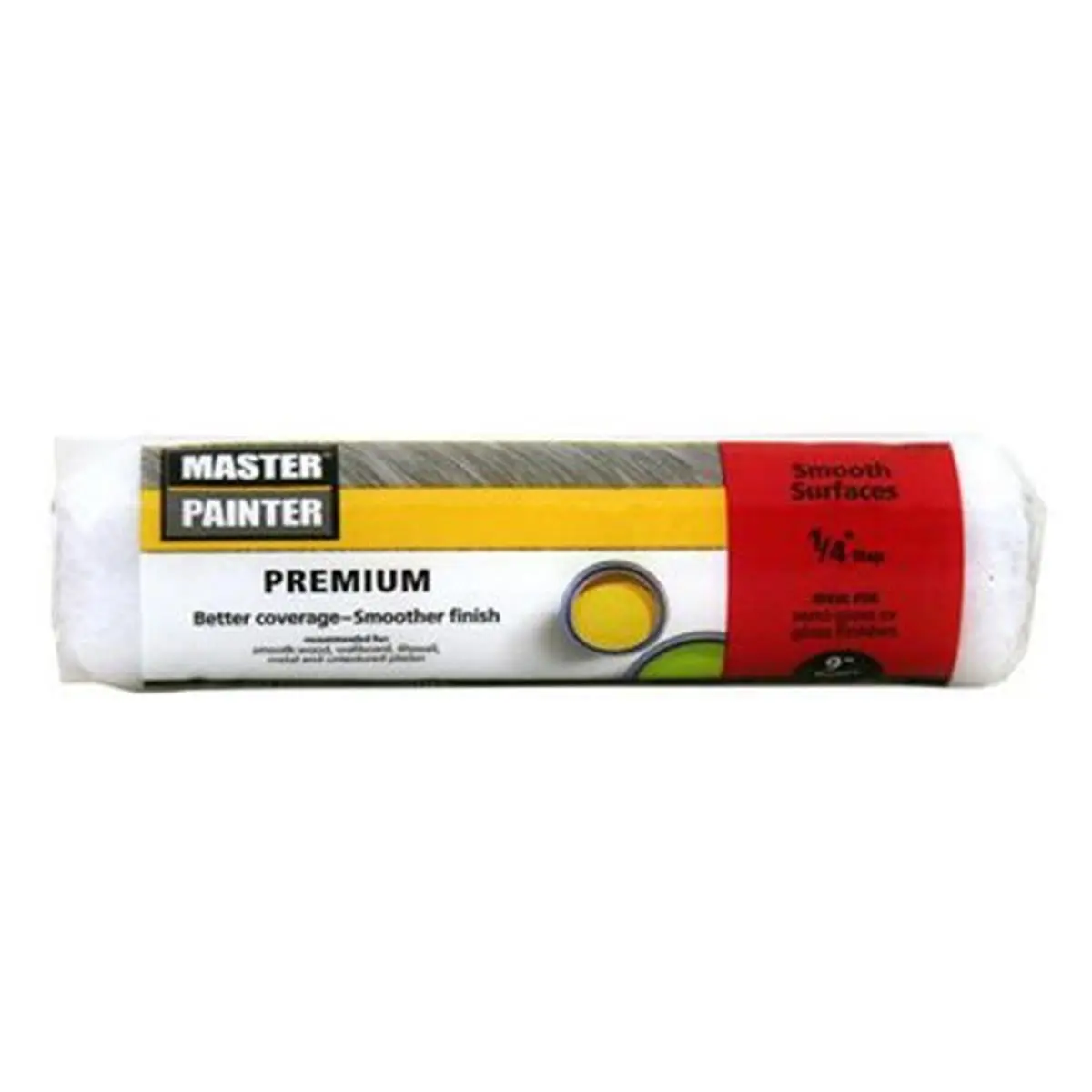 212 MAIN True Value MP Btr Knit Paint Roller - 9" x 1/4" Cover, Smooth Finish Home Painting Tool for All Paints & Stains, Model MPP914