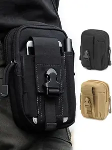 Men's Tactical Leg Bag Waist Bag Bicycle Bag Camouflage Cycling Multifunction Belt Legging Bag Hanging Waist Bag Small Backpack Waist Slip Pocket