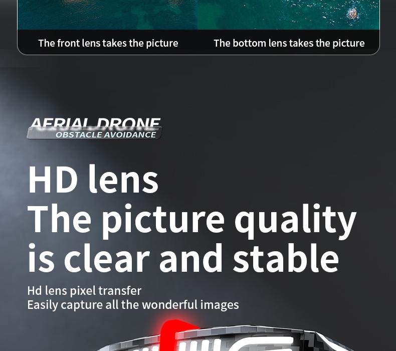 Aerial Drone C13s Pro 2026 - GPS Positioning, 4K UHD EISCamera, 5G WiFi FPV, Brushless Motors, Optical Flow Hover,Intelligent Obstacle Avoidance, Auto Return, 360° Stunt Roll,Two Batteries