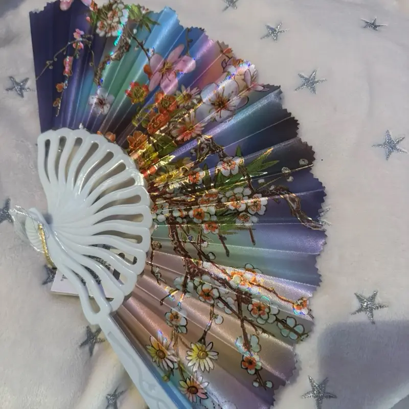 Hand Decor Fan, Abanico, Oya, Home Decor Hand Fan for Home Supplies Use