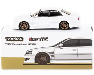 Tarmac Works VERTEX TOYOTA CHASER JZX100 WHITE METALLIC toyota supra