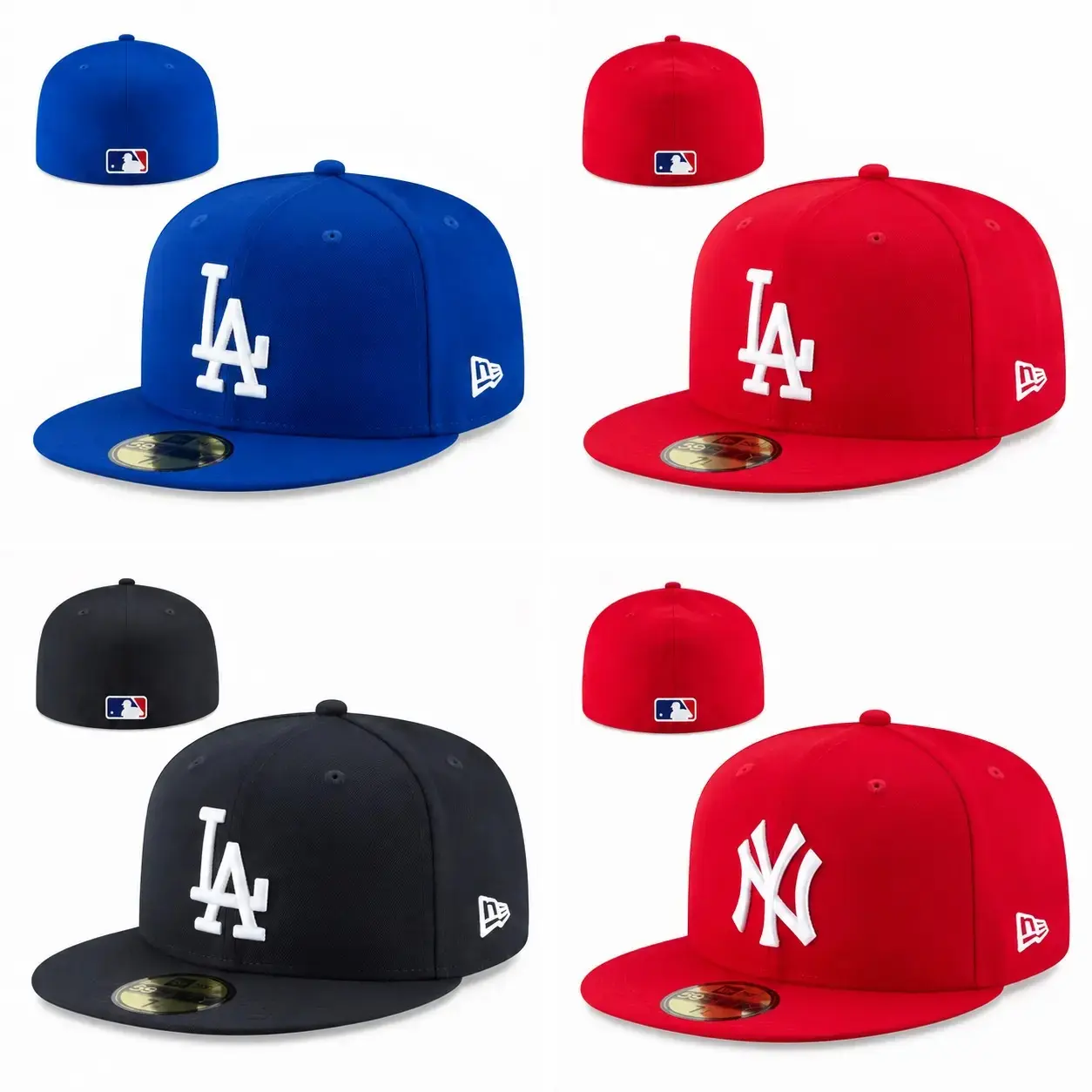 New Era MLB Snapback Hats - Collectible Sports Headwear for LA Dodgers, New York Yankees, Chicago White Sox Teams