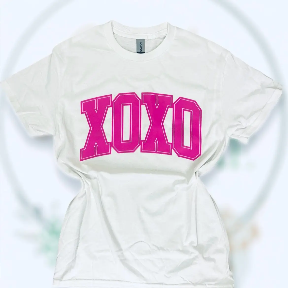 XOXO Hot Pink Valentines Tee