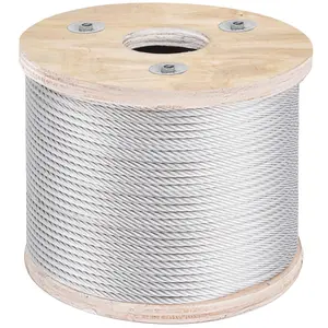 304 Stainless Steel Wire Rope Cable, TikTokShopBlackFriday, 3/16", 7x19, 250 ft reel