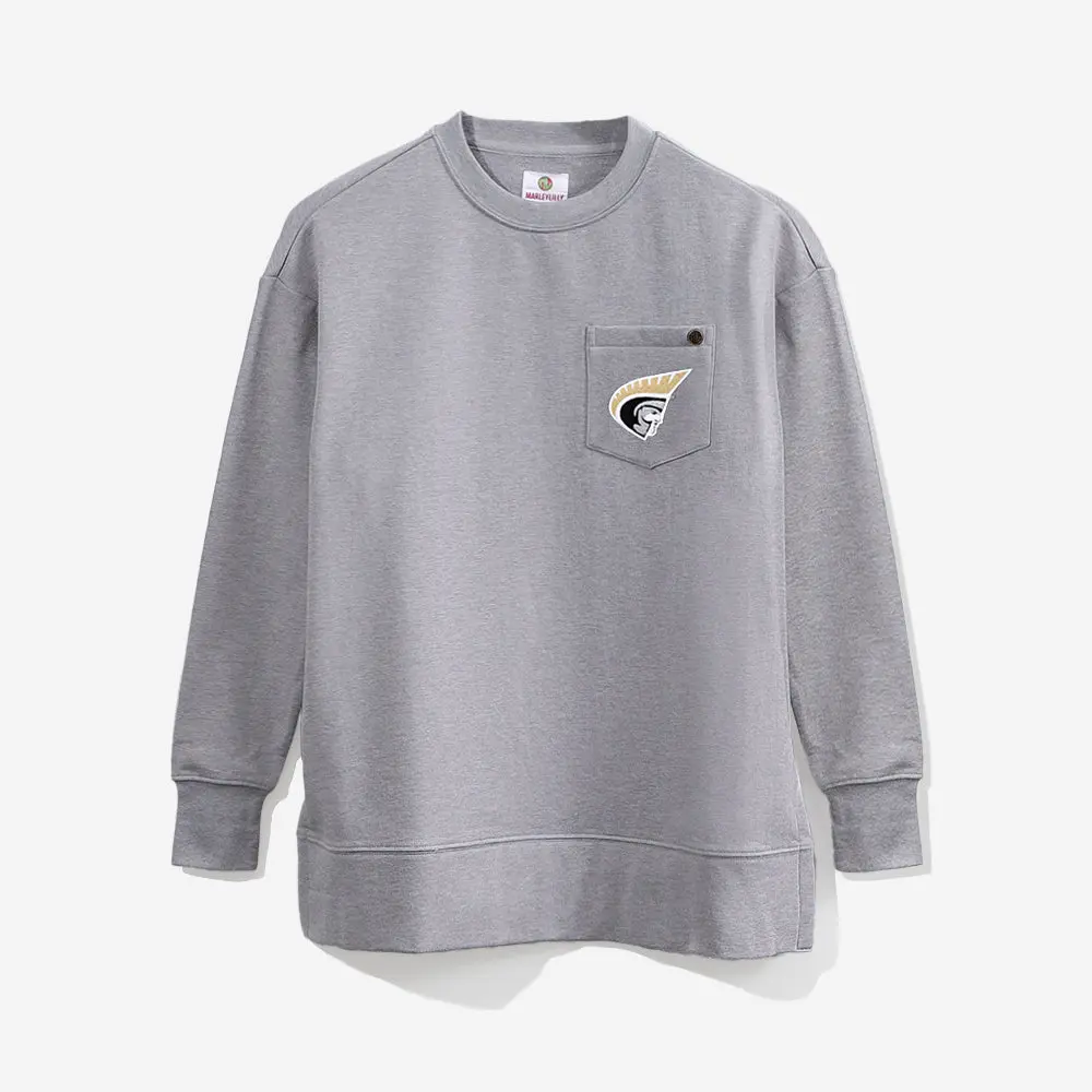 Anderson Trojans Crewneck Sweatshirt | Heathered Gray