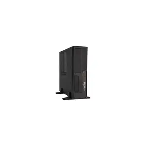 212 MAIN Tower Computer Case - 300W Compact Micro ATX Slim Tower, Black, 1-1-2 Bays, USB 3.0 HD Compatible, Padlock Loop, ROHS Certified