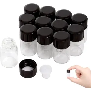 2ML Clear Glass Vial 12 Pieces with Orifice Reducer