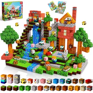 200 PCS Magnetic Blocks - Magnetic Building Blocks, Stacking Magnets for Kids, Sensory Toy for STEM Montessori Sensory Toys for Kids 3+ Boys and Girls Christmas Birthday Gifts