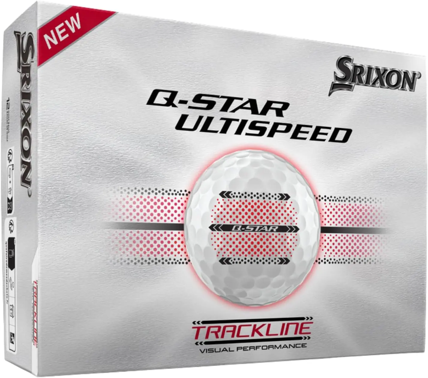 Srixon Q-Star Ultispeed Trackline Golf Balls