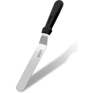 Icing Spatula, Professional Cake Angled Offset Spatula with 8" Stainless Steel  - Thickened Frosting  with Durable Plastic Handle for Cake Decorating, Pastry & Baking