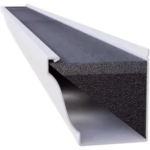 212 MAIN Polyether Foam Gutter Guard, 5x48 in Black, UV Protection, Debris Blocking, Germicidal, Outdoor Gutter Cleaning Solution for Sailing & Water Sports