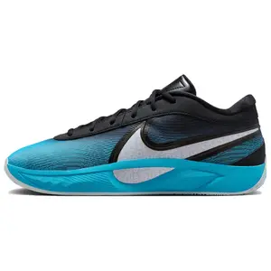 Nike Giannis Freak 6 Low-Top Basketball Shoes for Men and Women, Blue-Black, with Slip-Resistant and Durable Design