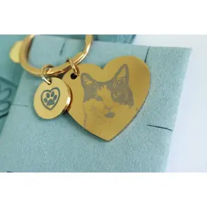 Heart keychain