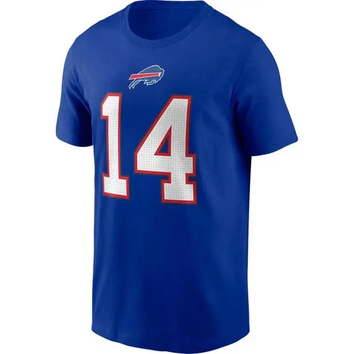 NWT Nike Men's Buffalo Bills Stefon Diggs #14 T-Shirt, Blue, SZ L