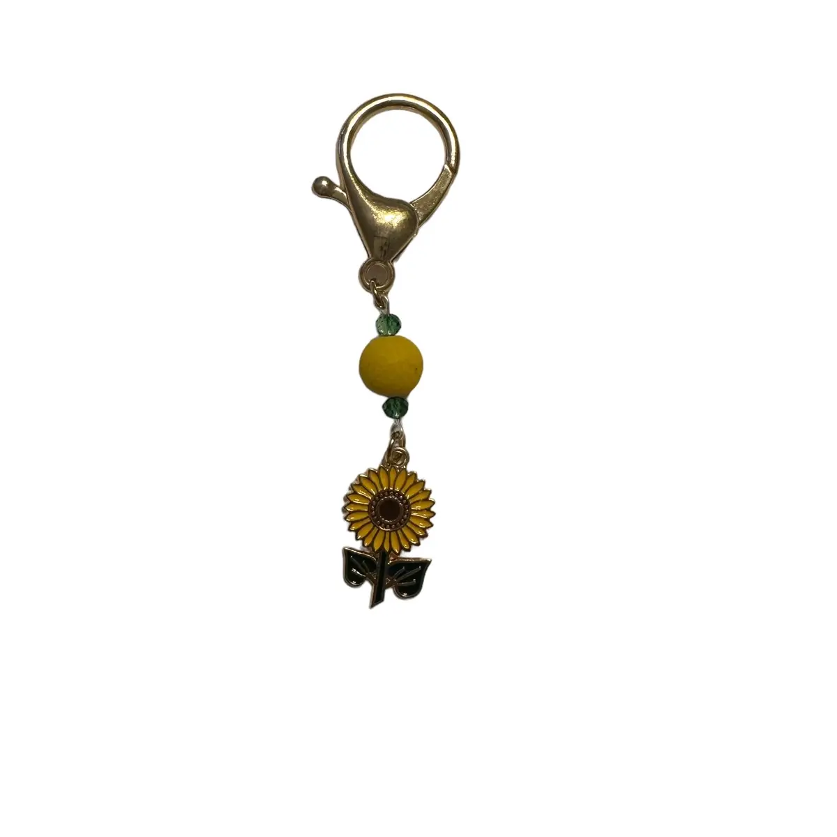 Sunflower with Stem Stitch Marker