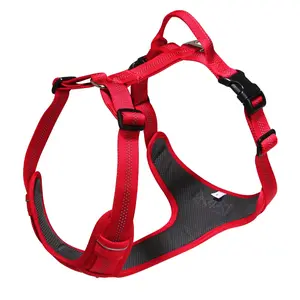 Easy Wear Lightweight Dog Harness, Anti-Pull No Pull Vest Harness with Leash Set for Medium Large Dogs Border Collie