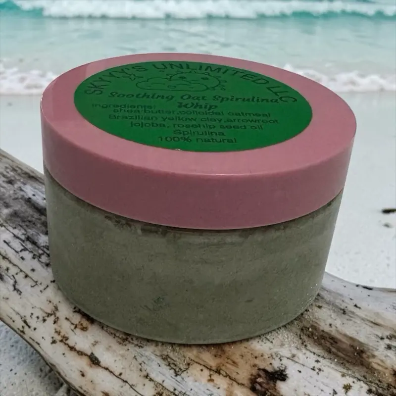 Soothing oat spirulina whip