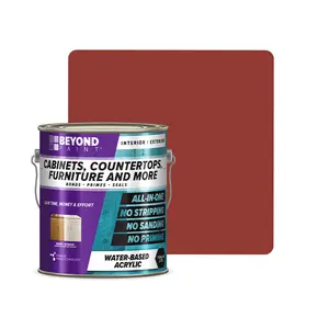 Beyond Paint All-In-One Poppy Refinishing Paint for Cabinets, Countertops, Furniture, and more