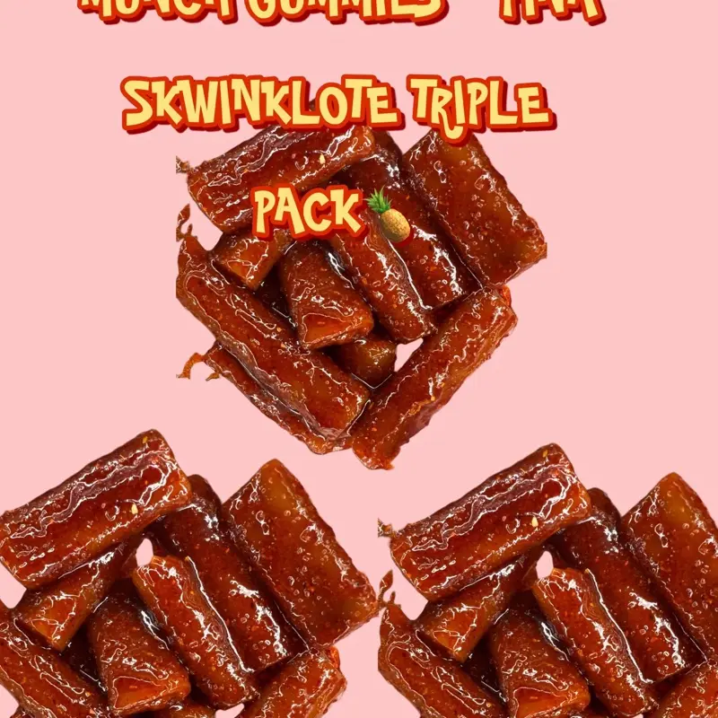 Munch Gummies ~ Triple Pack For the Skwink-lote ( Piña )