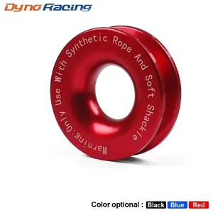 Off-Road Vehicle Winch Snatch Block, Aluminum Pulley for Trailer Recovery, Tow and Pulling Accessory for 4x4 Trucks