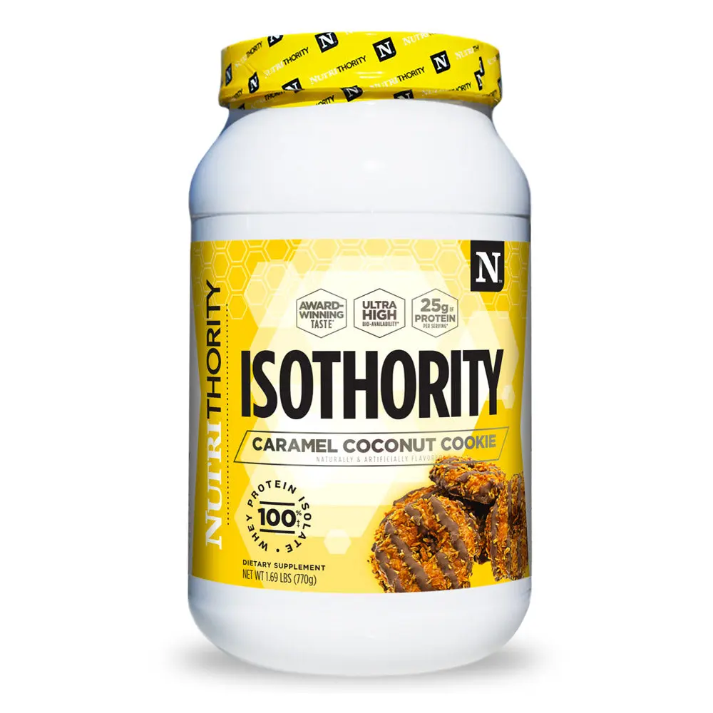 Isothority - Whey Protein Isolate Powder - 25g Protein, Low Carb, Low Fat, 7 Flavors