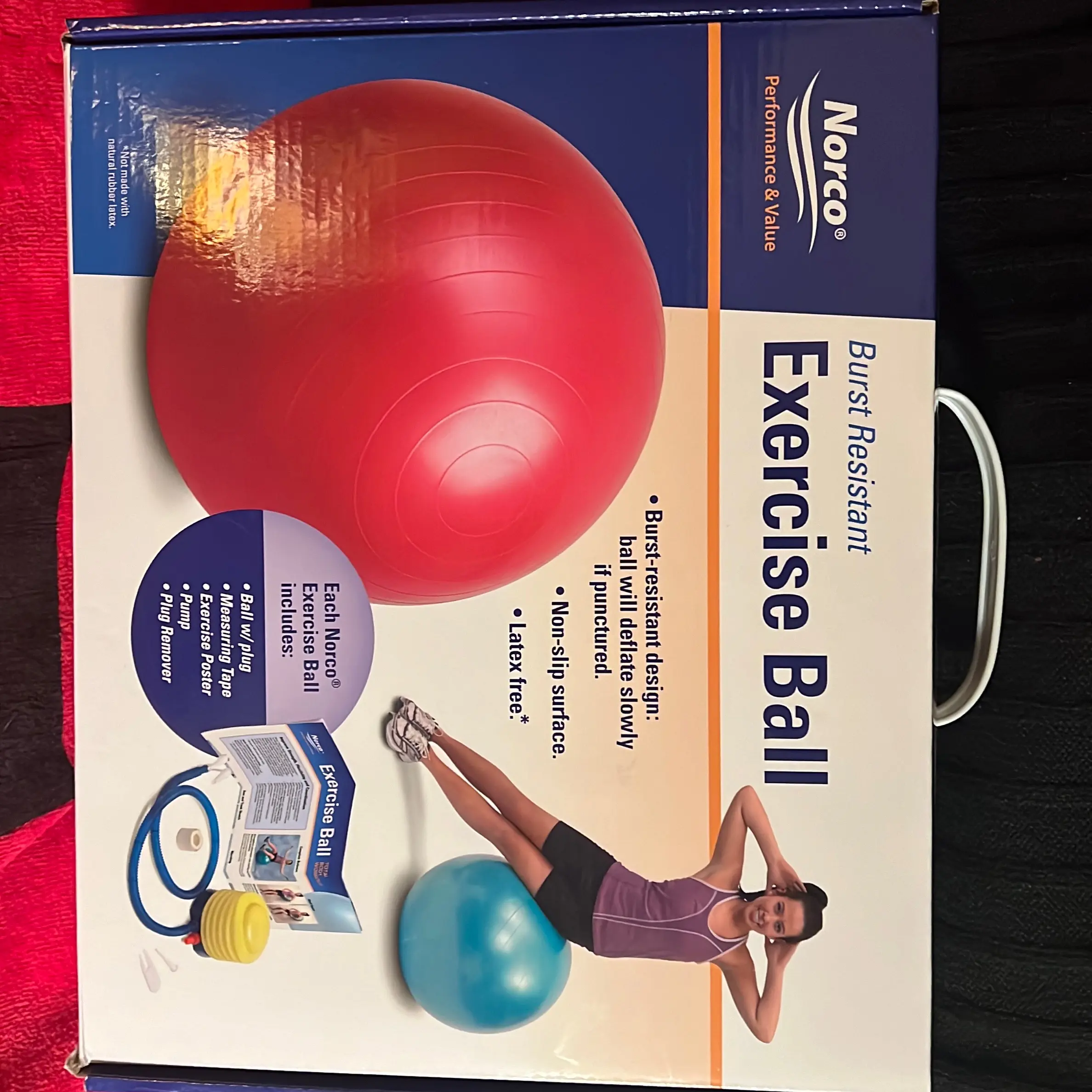 Norco burst resistant exercise, ball performance and value