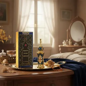 Tonfly New Moon Waist Perfume for Men, Woody Scent, Long Lasting Fragrance, 3ML Non-Alcoholic Cologne, Single Pack, No Allergens, Flammable Liquid Safe