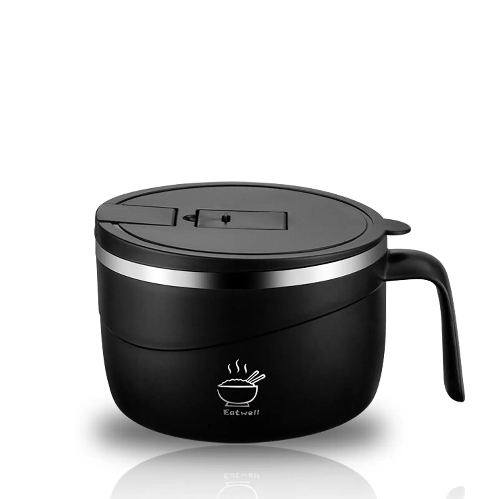 1200ml Large Capacity Instant Noodle Bowl, Multi-purpose Anti-scald Instant Noodle Pots, Tableware for Home Office Dormitory, Summer Fathers Day Gift