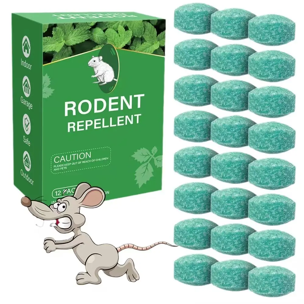 Rats run wild at home, gnaw on cabinets, and leave smelly droppings. Rat poison is toxic, and sticky rat boards are dirty and hard to clean—if there are children or pets like cats and dogs, it’s not something you can use casually? This natural plant rat r