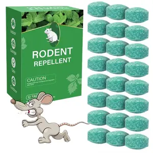 Rats run wild at home, gnaw on cabinets, and leave smelly droppings. Rat poison is toxic, and sticky rat boards are dirty and hard to clean—if there are children or pets like cats and dogs, it’s not something you can use casually? This natural plant rat r