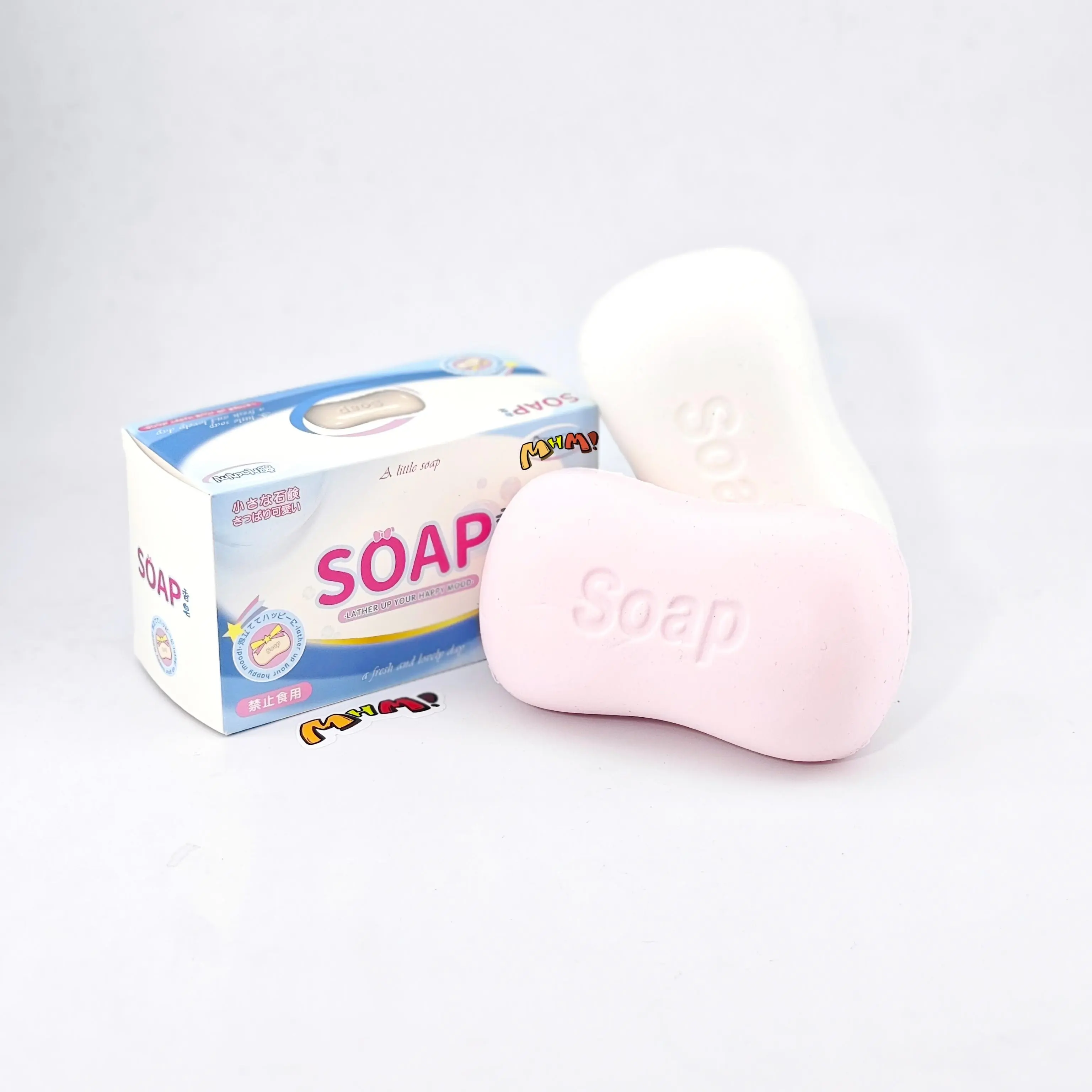MHM Soap Squishy Toy, Ultra Soft Foam Sensory Fidget Toy, Cute Bath-Themed Gift for Kids