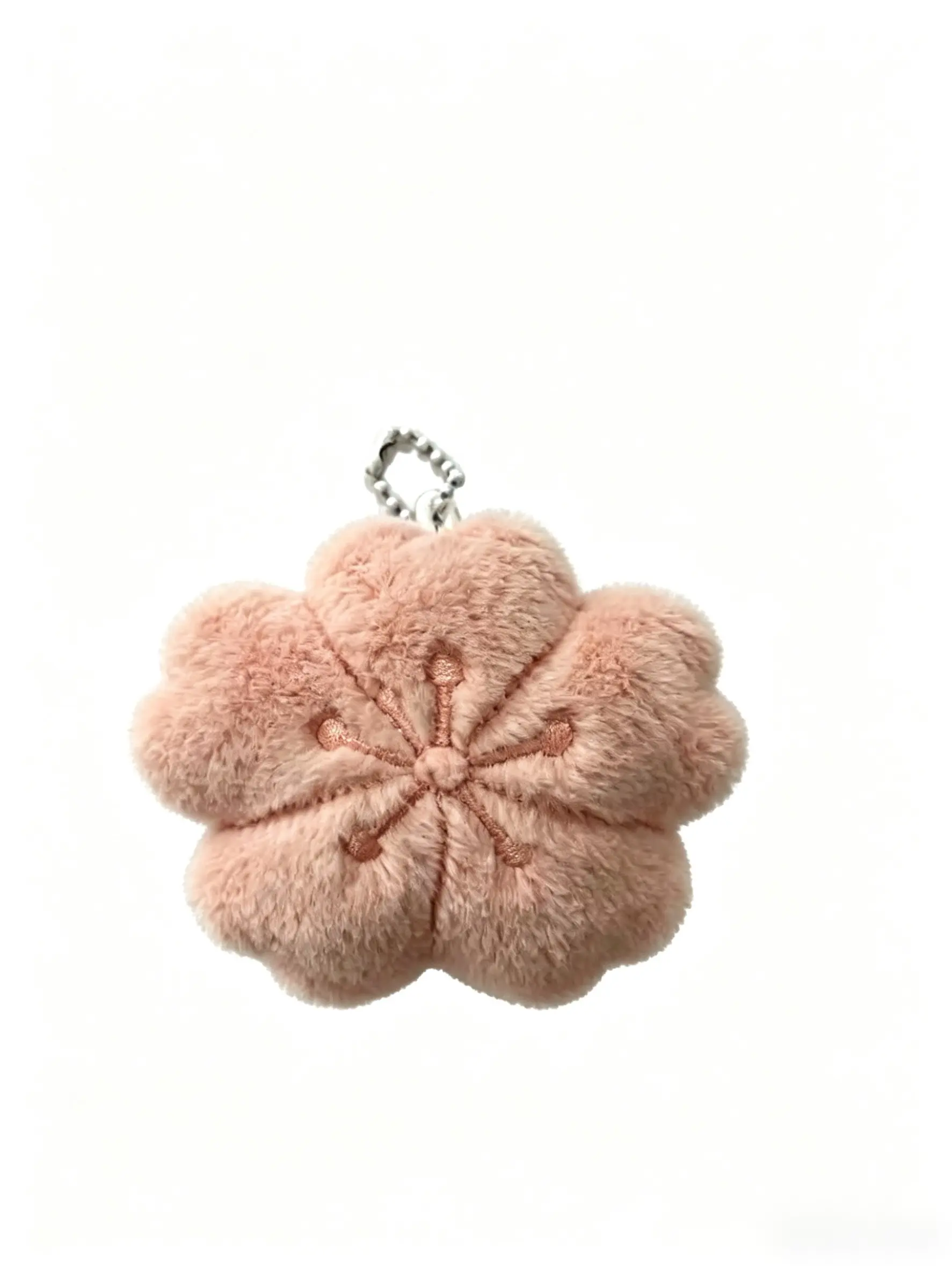 Cherry Blossom Plush Doll Keychain, Cute Floral Design, Durable High-Quality Material, Perfect Gift for All Seasons