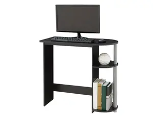 Computer Desk with Built-in Shelves, for indoor use, Mainstays