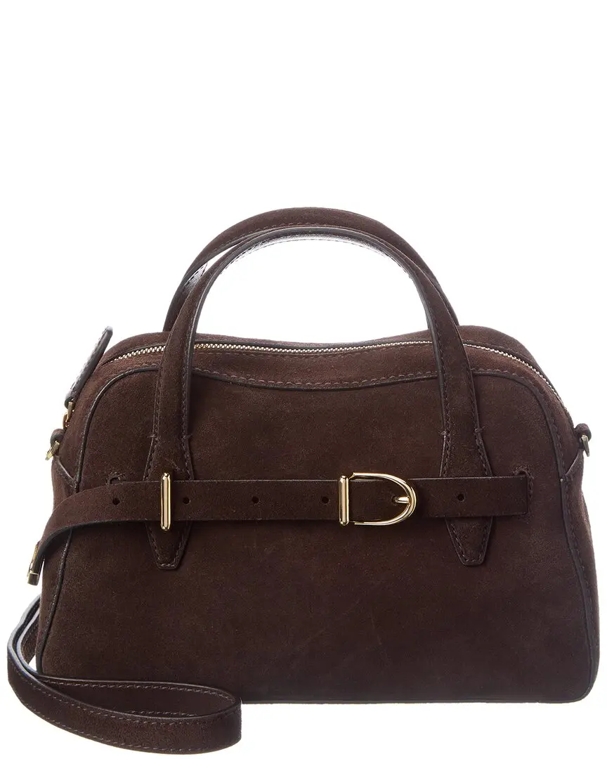 Madewell Soft Grain Suede Belted Satchel