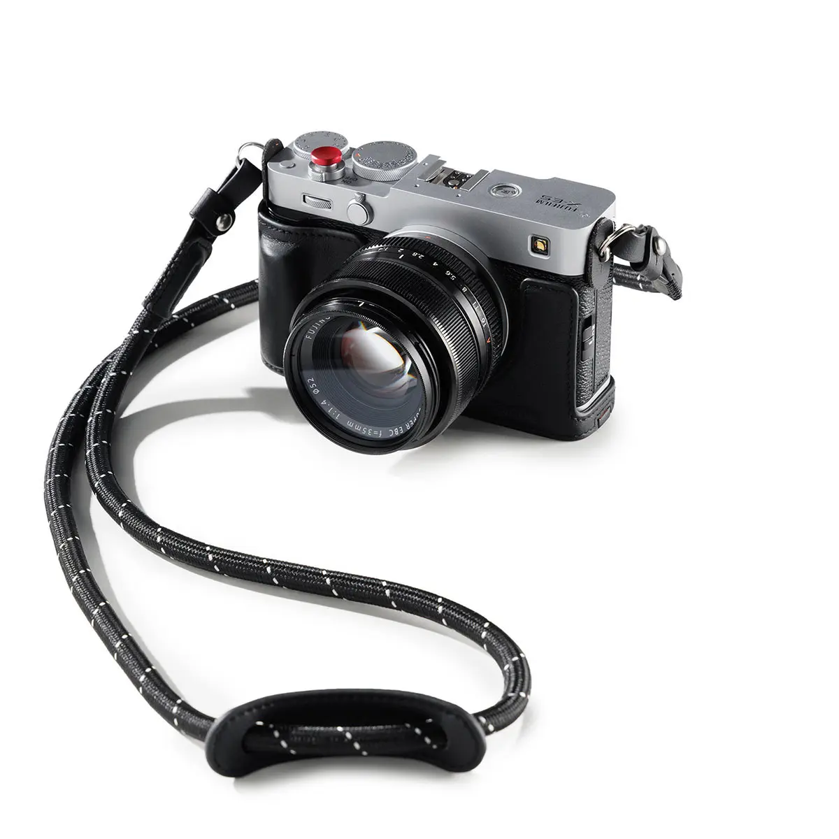 SmallRig Vintage Aluminium Leather Half Case Kit for Fujifilm X-E5 Camera - Black, Compact Camera Accessory with Protection, Memory Card Support, Bluetooth Compatibility & Tripod Compatibility