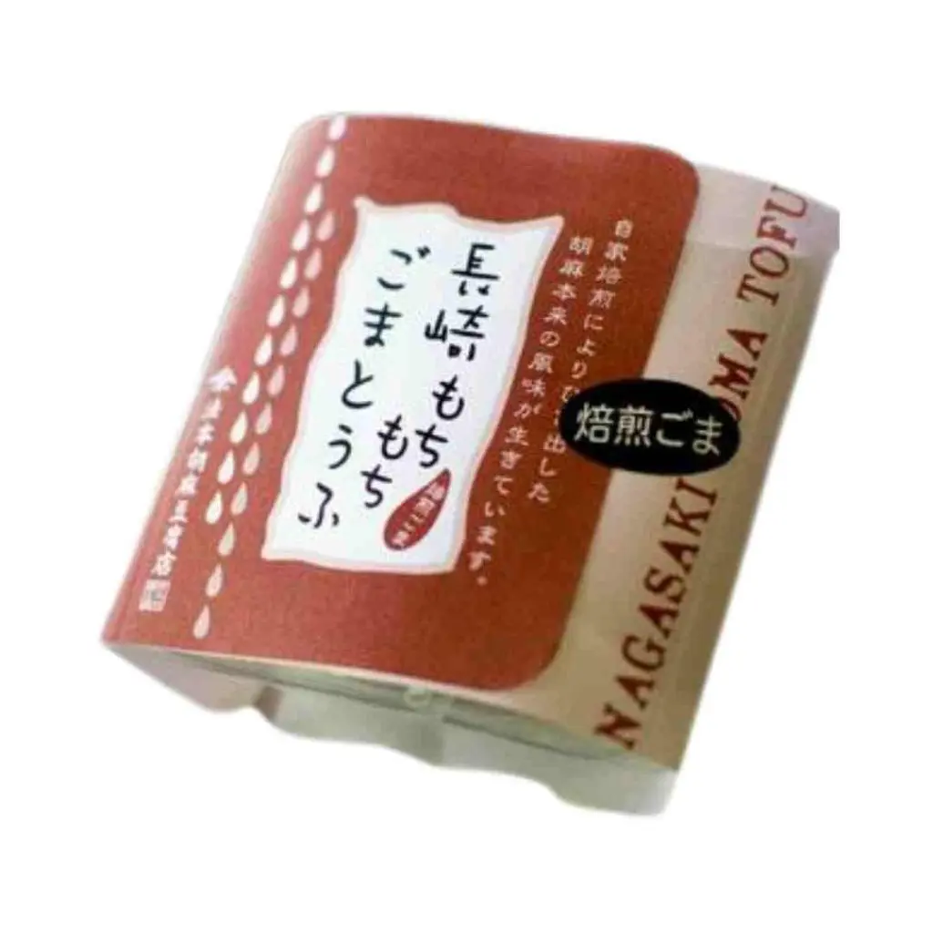 Nagasaki Chewy Sesame Tofu, Roasted Sesame Flavor Food - 100g