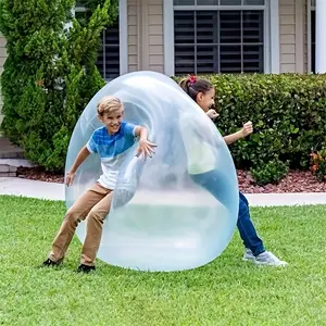 1 inflatable bubble ball-TPR water-filled toy ball, suitable for outdoor entertainment, beach activities and celebrations-party games and fun activities.