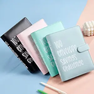 100 Days Saving Challenge Coin Envelope BudgetStorage Book - Binding Covers With Daily Savings Tracker,Habit-Forming System, And Cash Savings Goal Of $5050Develop A Consistent Savings Habit