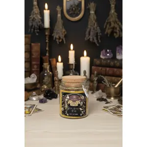 Go Away Evil Ritual Spell Powder Jar 3.5 oz Aroma Blend Scented Aroma Scented Floral Aromatic Sage & Woody for Banishing Protection Purification
